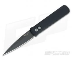 Protech Godfather Solid Black Push Button Automatic 921