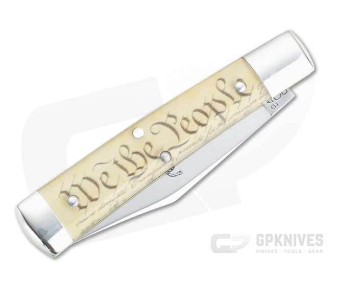 Tidioute Cutlery #94 Liberty Blem A Clip Point Jack Flag Acrylic Slip Joint 941121 2 Tidioute Cutlery #94 Liberty Blem A Clip Point Jack Flag Acrylic Slip Joint 941121 - Image 2