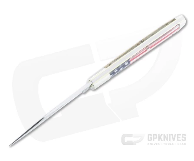 Tidioute Cutlery #94 Liberty Blem A Clip Point Jack Flag Acrylic Slip Joint 941121 3 Tidioute Cutlery #94 Liberty Blem A Clip Point Jack Flag Acrylic Slip Joint 941121 - Image 3