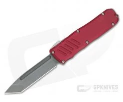 Guardian Tactical Recon-035 Red Stonewashed Elmax Tanto OTF Automatic 94521-RED