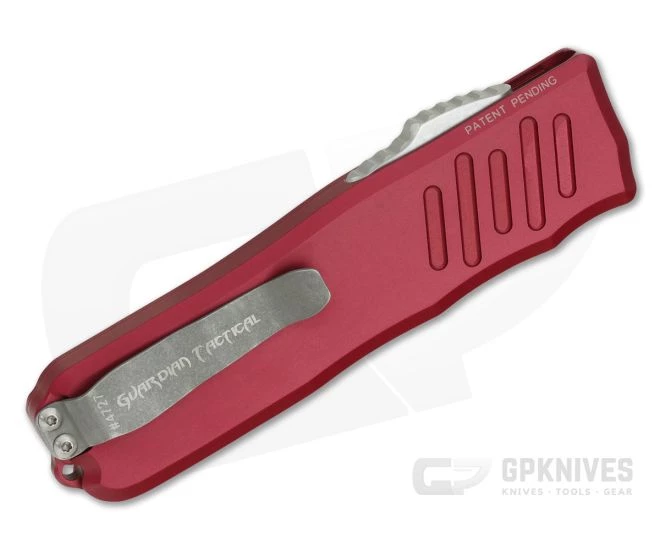 Guardian Tactical Recon-035 Red Stonewashed Elmax Tanto OTF Automatic 94521-RED 2 Guardian Tactical Recon-035 Red Stonewashed Elmax Tanto OTF Automatic 94521-RED - Image 2