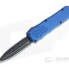 Guardian Tactical Recon-035 Dark Stonewashed Elmax Double Edge Blue OTF Automatic 94631