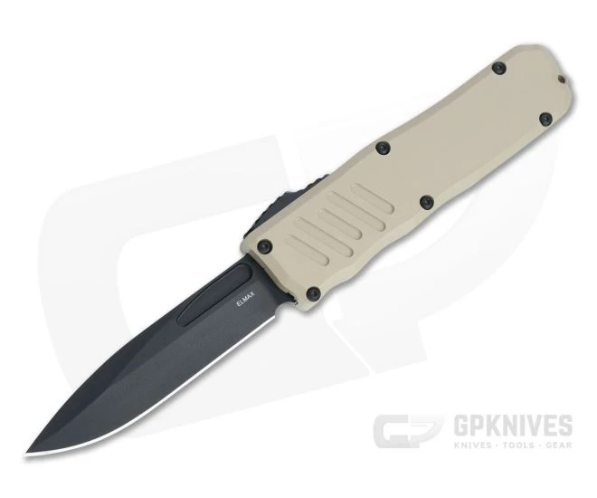 Guardian Tactical Recon-035 Desert Tan Black Elmax Single Edge D/A OTF Automatic 97111 1 Guardian Tactical Recon-035 Desert Tan Black Elmax Single Edge D/A OTF Automatic 97111