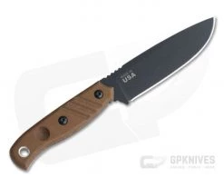 TOPS BAJA 4.5 Reserve Edition Tan Canvas Micarta Fixed Blade Knife -Default Template 4 baja 4.5r 3