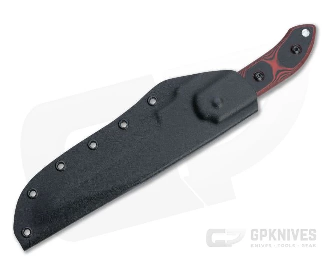 TOPS Black Heat Black 1095 Red and Black G10 Tactical Fixed Blade BLKHT-01 2 TOPS Black Heat Black 1095 Red and Black G10 Tactical Fixed Blade BLKHT-01 - Image 2