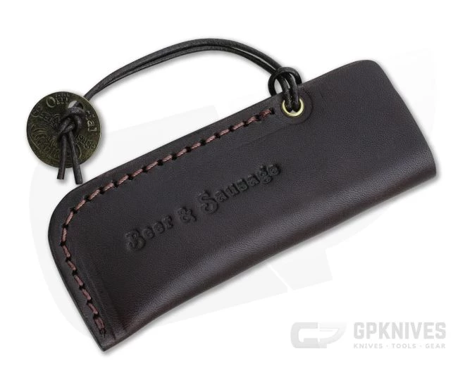 Great Eastern Cutlery Beer & Sausage Leather Knife Sleeve 1 Great Eastern Cutlery Beer & Sausage Leather Knife Sleeve