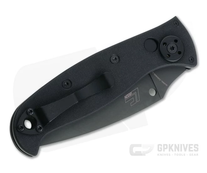 Spyderco Autonomy 2 All Black DLC Plain LC200N Black G10 Automatic Knife C165GPBBK2 2 Spyderco Autonomy 2 All Black DLC Plain LC200N Black G10 Automatic Knife C165GPBBK2 - Image 2