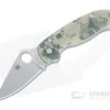 Spyderco Para 3 CQI Stonewashed S45VN Camo G10 Compression Lock Folder C223GPCMO
