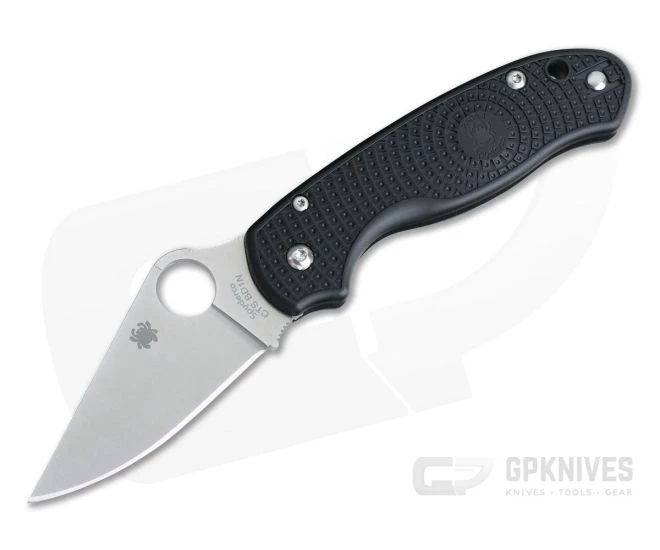 Spyderco Para 3 Lightweight Black FRN BD1N Satin Plain Edge C223PBK 1 Spyderco Para 3 Lightweight Black FRN BD1N Satin Plain Edge C223PBK