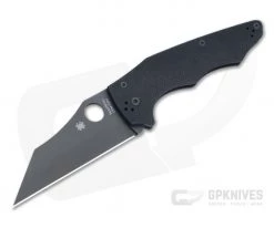 Spyderco YoJumbo DLC S30V Coarse Black G10 Compression Lock Folder C253GPBBK