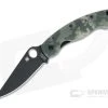 Spyderco Military Black Plain S30V Camo G10 Liner Lock Folder C36GPCMOBK