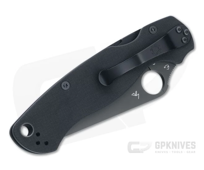 Spyderco ParaMilitary 2 CQI Blackout DLC S45VN Compression Lock Folder C81GPBK2 2 Spyderco ParaMilitary 2 CQI Blackout DLC S45VN Compression Lock Folder C81GPBK2 - Image 2