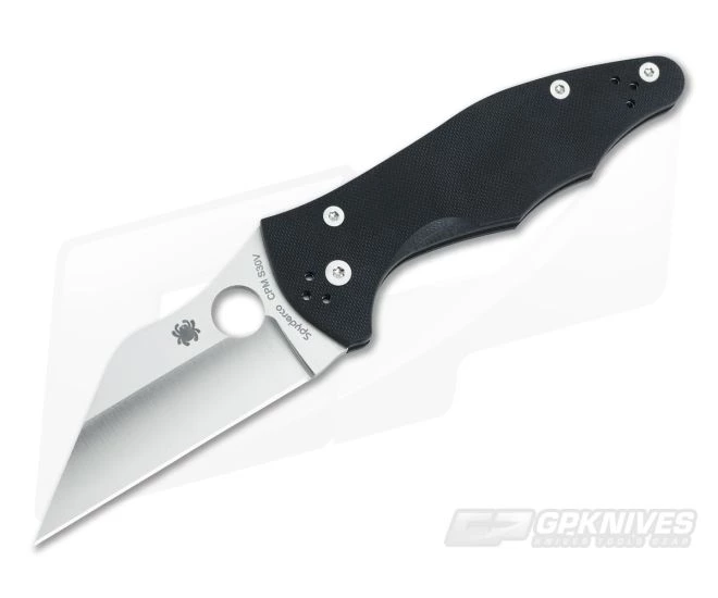 Spyderco Yojimbo 2 Plain Black G-10 C85GP2 1 Spyderco Yojimbo 2 Plain Black G-10 C85GP2