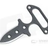 RMJ Tactical Dragonfly Push Dagger Cobalt Black S45VN Fixed Blade