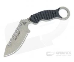 TOPS Knives 10/27 Karambit Tactical Stone 1095 Black G10 Fixed Blade Knife