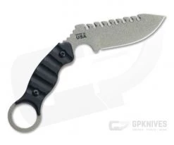 TOPS Knives 10/27 Karambit Tactical Stone 1095 Black G10 Fixed Blade Knife -Default Template 4 elpn x1 3