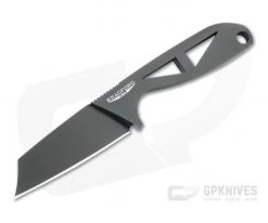 Bradford G-Cleaver Black DLC Elmax Fixed Blade Neck Knife GCLEAVER-DLC