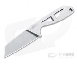 Bradford G-Cleaver Stonewashed Elmax Fixed Blade Neck Knife GCLEAVER-SW