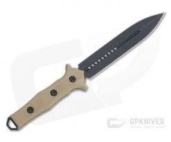 Heretic Knives Nephilim Dagger Battleworn Black Elmax FDE G10 Fixed Blade H003-8A-FDE -Default Template 4 h003 8a fde 3