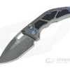 Heretic Knives Medusa Tanto Battle Worn DLC Elmax Ray Skin Inlaid Titanium Automatic Knife H011-6A-Ti/RAY