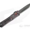 Heretic Knives Manticore-S Tanto DLC Elmax Orange Camo Carbon Fiber OTF Automatic H023-6A-ORCF