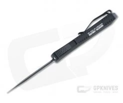 Heretic Knives Manticore-E Double Edge Tactical Black Cerakote Elmax Fluted OTF Automatic H028-4A-T -Default Template 4 h028 4a t 3