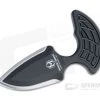 Heretic Knives Sleight Modular Push Dagger Stonewashed 20CV Black Aluminum Fixed Blade H050-2A