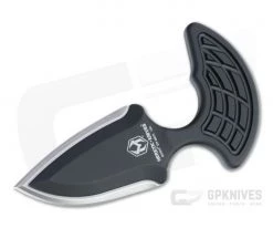 Heretic Knives Sleight Modular Push Dagger Stonewashed 20CV Black Aluminum Fixed Blade H050-2A