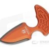 Heretic Knives Sleight Modular Push Dagger Black DLC 20CV Orange Fixed Blade H050-6A-ORG