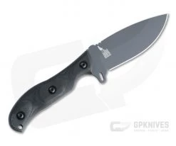 TOPS Silent Hero 4 Gray 1095 Black Canvas Micarta EDC Fixed Blade HERO4-01 -Default Template 4 hero4 01 3