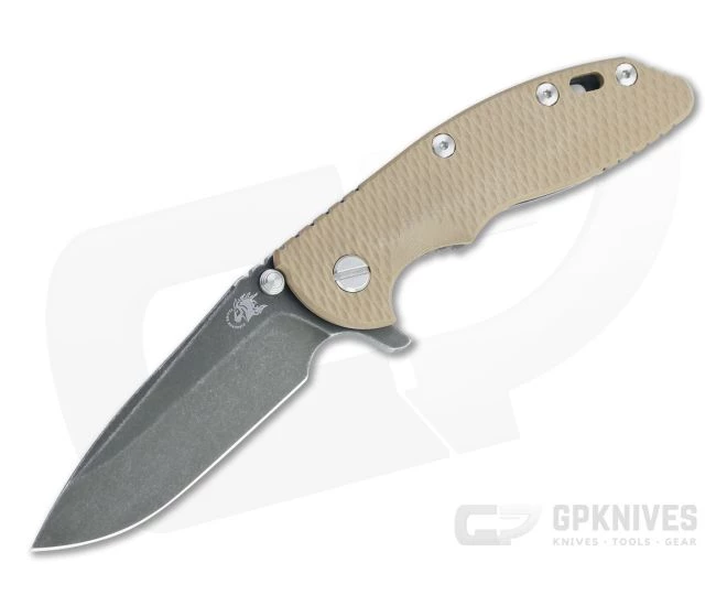 Hinderer XM-18 3.5" Spear Point 20CV Coyote G10 Battle Black DLC Tri-Way Flipper 1274 1 Hinderer XM-18 3.5" Spear Point 20CV Coyote G10 Battle Black DLC Tri-Way Flipper 1274