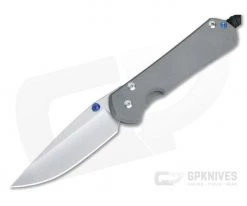 Chris Reeve Large Sebenza 31 Drop Point Stonewashed S45VN Titanium Folder
