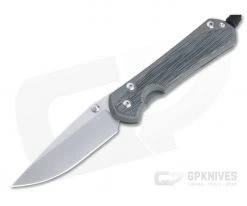 Chris Reeve Large Sebenza 31 Black Canvas Micarta Inlay S35VN Drop Point Folder