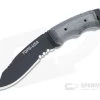TOPS Mini Eagle Black 1095 Black Linen Micarta Fixed Blade Knife MINE-01