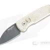 Protech Runt 5 Damascus Wharncliffe Blade 2022 LTD #45 Textured Bronze Aluminum Automatic R5111-D-03