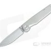 Tactile Knife Co. Rockwall Stonewashed Magnacut Titanium Liner Lock Folder
