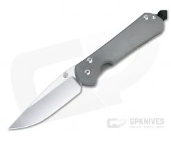Chris Reeve Small Sebenza 31 Silver Double Lugs Polished S45VN Titanium Folder 005