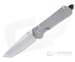 Chris Reeve Small Sebenza 31 Sprint Tanto S35VN Glass Blast Titanium Folder