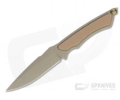 Spartan Blades Phrike FDE S45VN Tan G10 Kydex Sheath Fixed Blade 17DETNKYTN