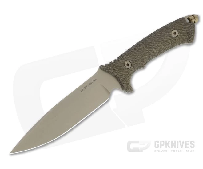 Spartan Harsey Difensa FDE S45VN Green Micarta Kydex Sheath Fixed Blade 19DEGRKYTN 1 Spartan Harsey Difensa FDE S45VN Green Micarta Kydex Sheath Fixed Blade 19DEGRKYTN