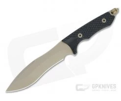 Spartan Ronin Shinto FDE S45VN Black Canvas Micarta Kydex Sheath Fixed Blade 47DEBKKYTN