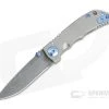 Spartan Blades Harsey Folder 3.25 Nichols Damascus Blue Hardware Titanium Folder 02