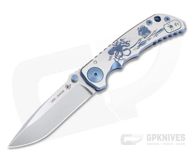 Spartan Harsey Folder Special Edition Blue Kraken Stonewashed S45VN Folder 018 1 Spartan Harsey Folder Special Edition Blue Kraken Stonewashed S45VN Folder 018