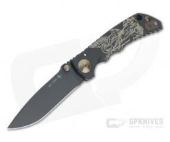 Spartan Harsey Folder Special Edition Black and Gold Saint Michael the Archangel PVD S45VN Folder 026