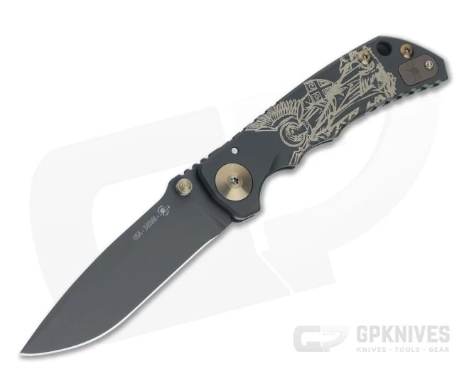 Spartan Harsey Folder Special Edition Black and Gold Saint Michael the Archangel PVD S45VN Folder 026 1 Spartan Harsey Folder Special Edition Black and Gold Saint Michael the Archangel PVD S45VN Folder 026