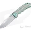 Spartan Harsey Folder Special Edition Green Sound Wave Stonewashed S45VN Folder 073