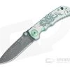 Spartan Harsey Folder Special Edition Green Dragon Nichols Damascus Folder 077