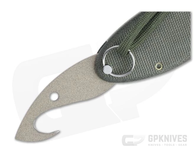 TOPS Backwoods Skinner Coyote Tan Ulu Green Canvas Micarta Fixed Blade SKIN-01 5 TOPS Backwoods Skinner Coyote Tan Ulu Green Canvas Micarta Fixed Blade SKIN-01 - Image 5