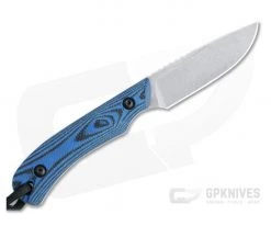 Smith & Sons Axiom V2 Stonewashed AEB-L Blue/Black G10 EDC Fixed Blade -Default Template 4 sm18207 3