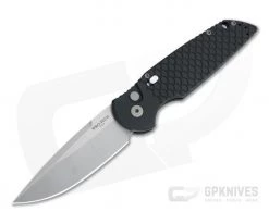 Protech Tactical Response TR-3 Stonewashed Magnacut Fish Scale Black Automatic TR-3-MC1